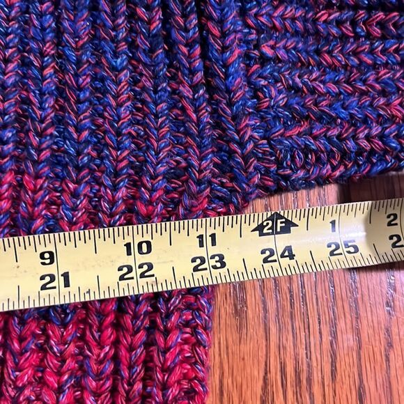 Cotton by Autumn Cashmere turtleneck cable sweater size XS. - Picture 5 of 7